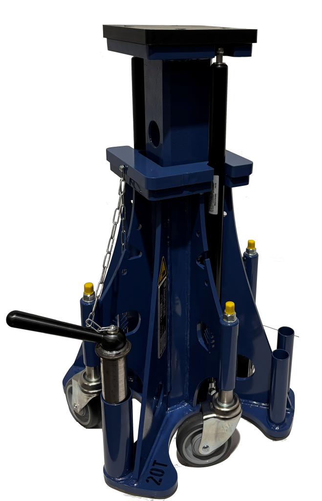 Jack stands with gas spring