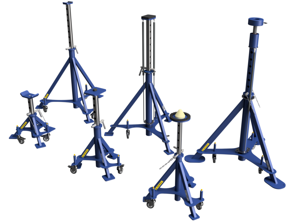 Dendro Lift custom jack stands three legs